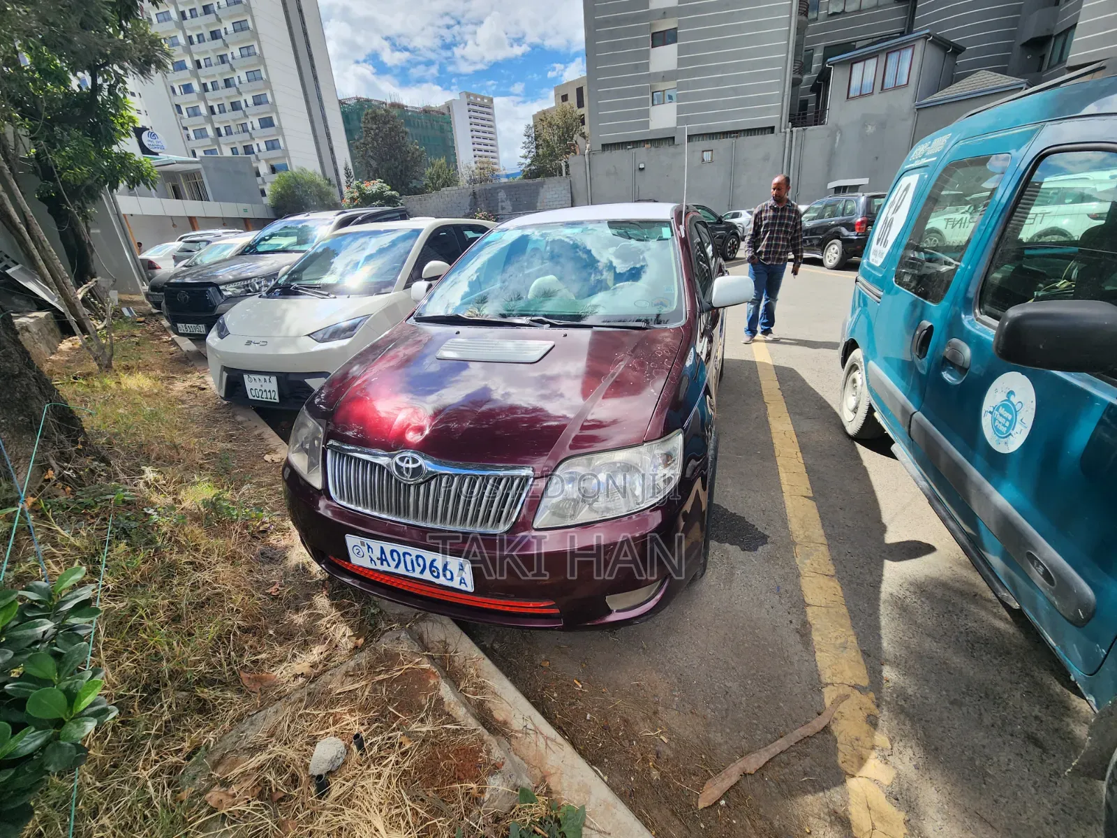 Toyota Corolla 2003 Burgundy