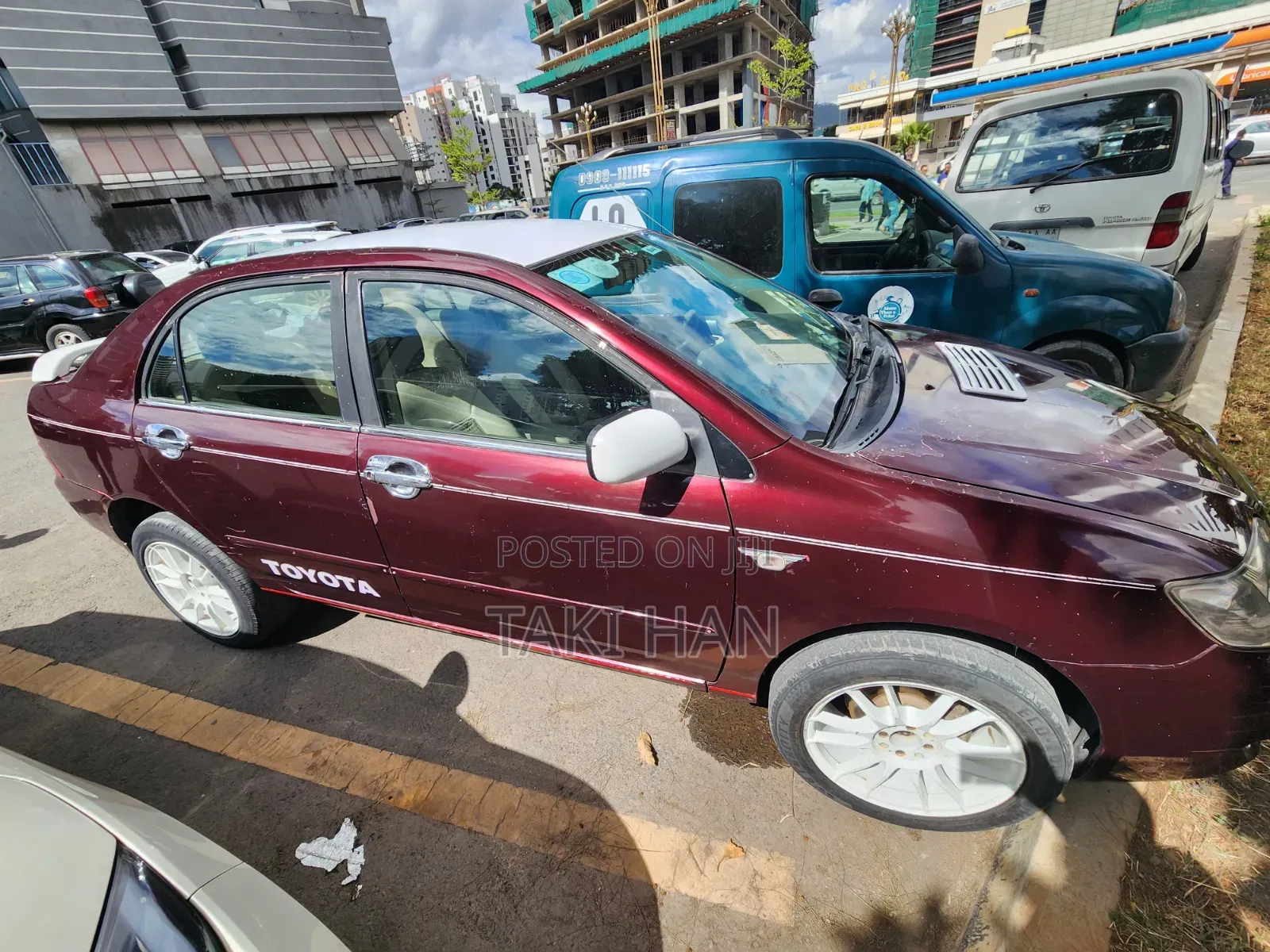 Toyota Corolla 2003 Burgundy