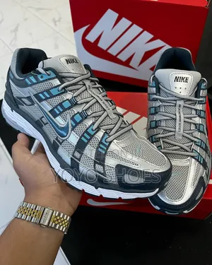 Nike P-6000 Armory/Navy Flat/Silver White Unisex Fashion Sneaker