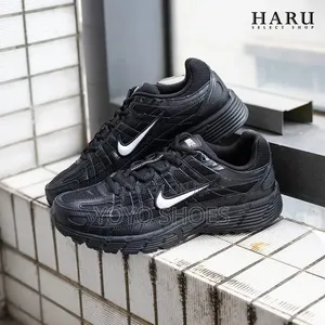 Nike P-6000 Full Black Nike Lego Black Unisex Fashion Sneaker Shoe