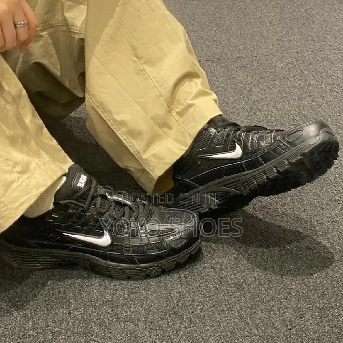 Nike P-6000 Full Black Nike Lego Black Unisex Fashion Sneaker Shoe