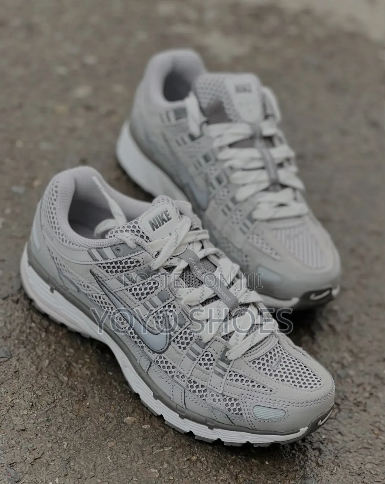Nike P-6000 Premium "Light Iron Ore / Metallic Silver" Shoes