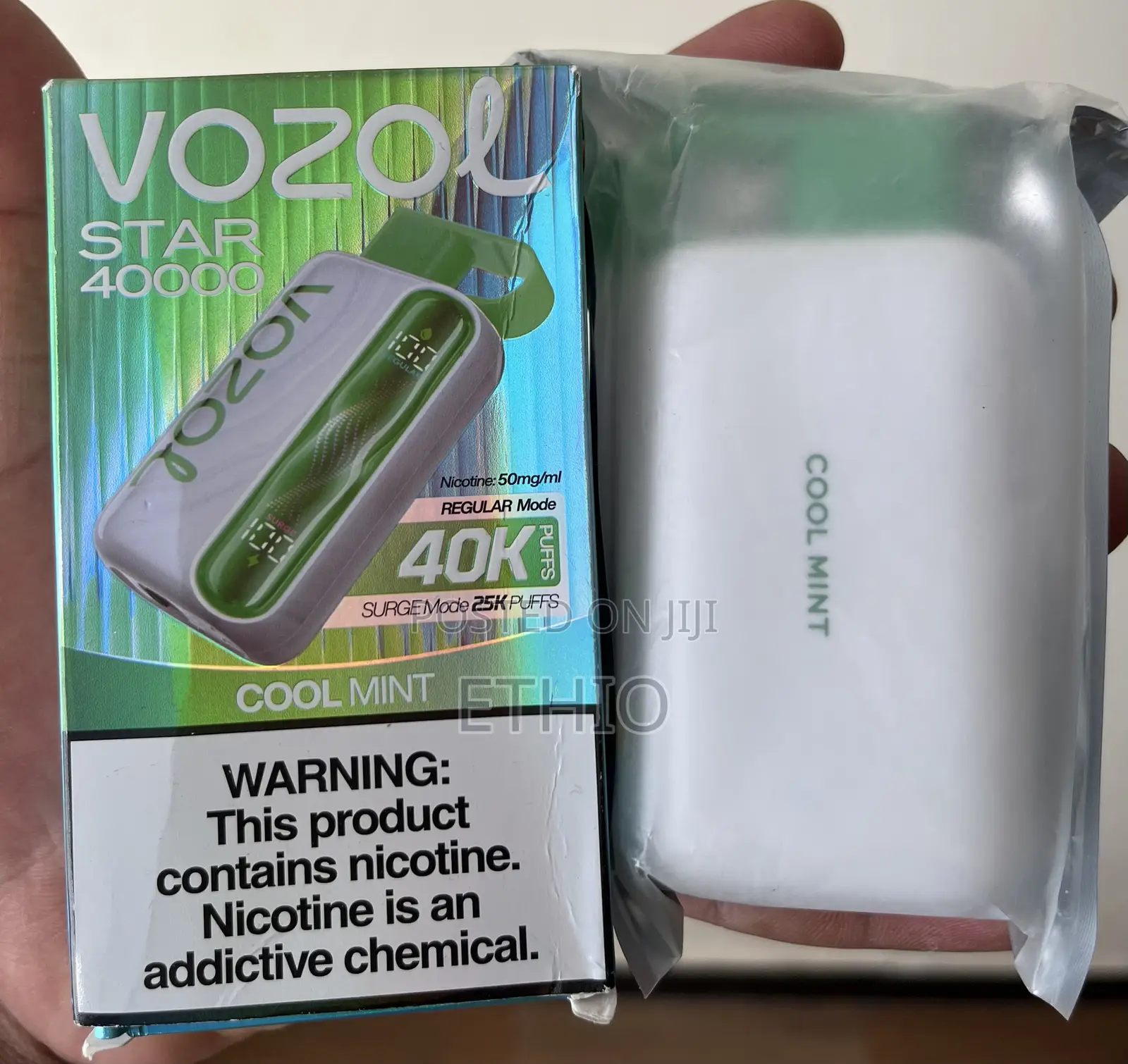 Vozol Star 40000 Puff Cool Mint Product Showcase