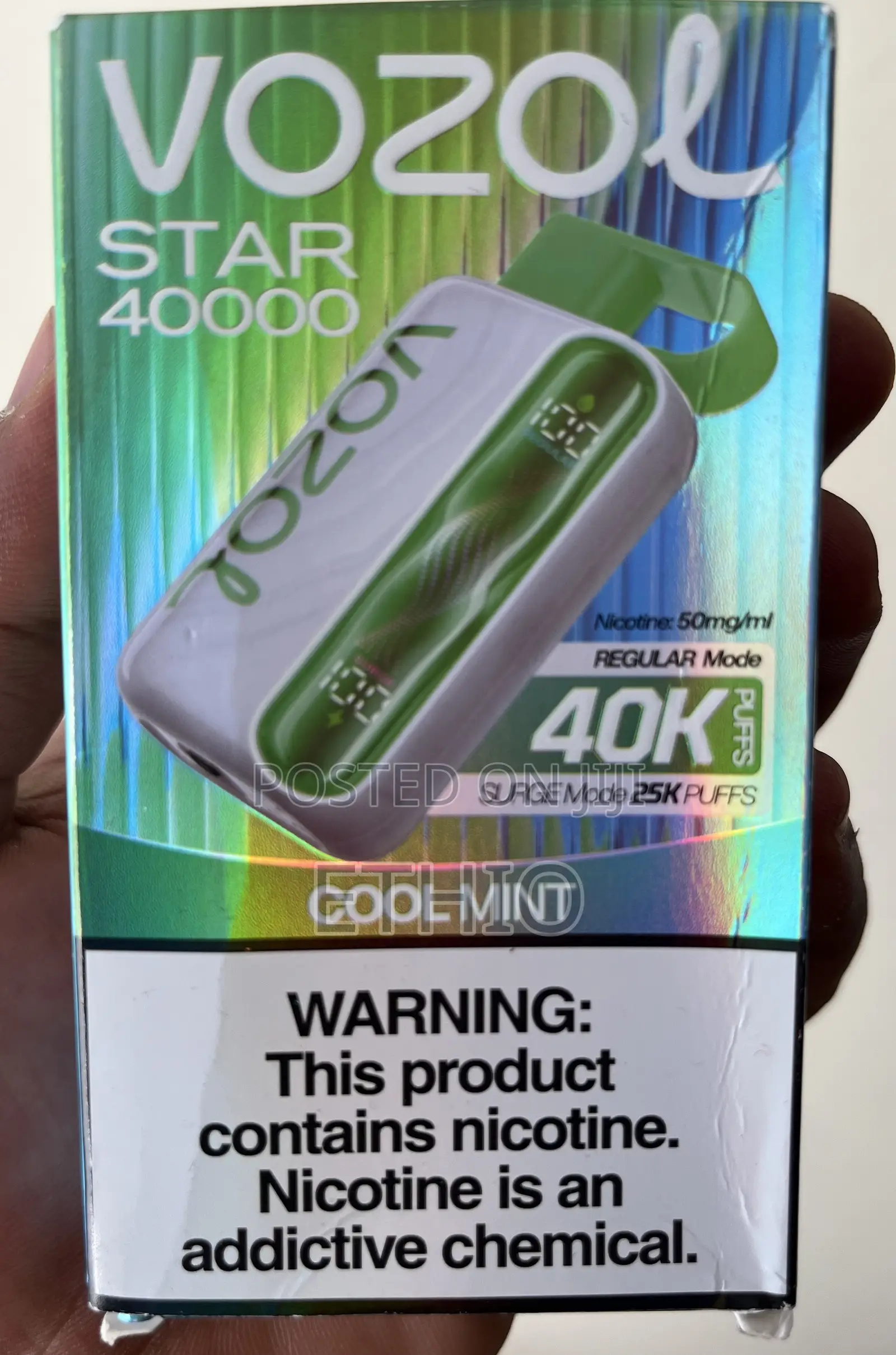 Vozol Star 40k Cool Mint Good Packaging & Design
