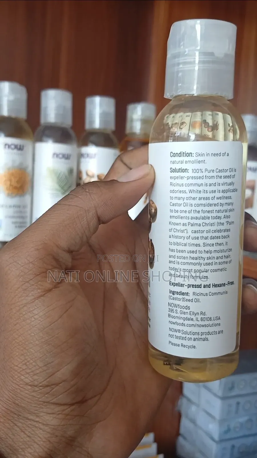 Now Solution Castor Oil