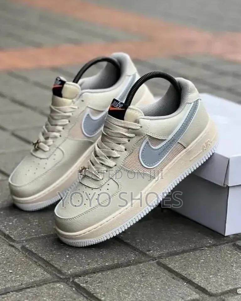 Nike Air Force 1Low " Sand-Drift/Cream/Gray" Unisex Fashion Shoes