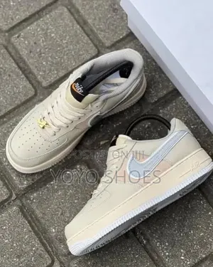 Nike Air Force 1Low " Sand-Drift/Cream/Gray" Unisex Fashion Shoes