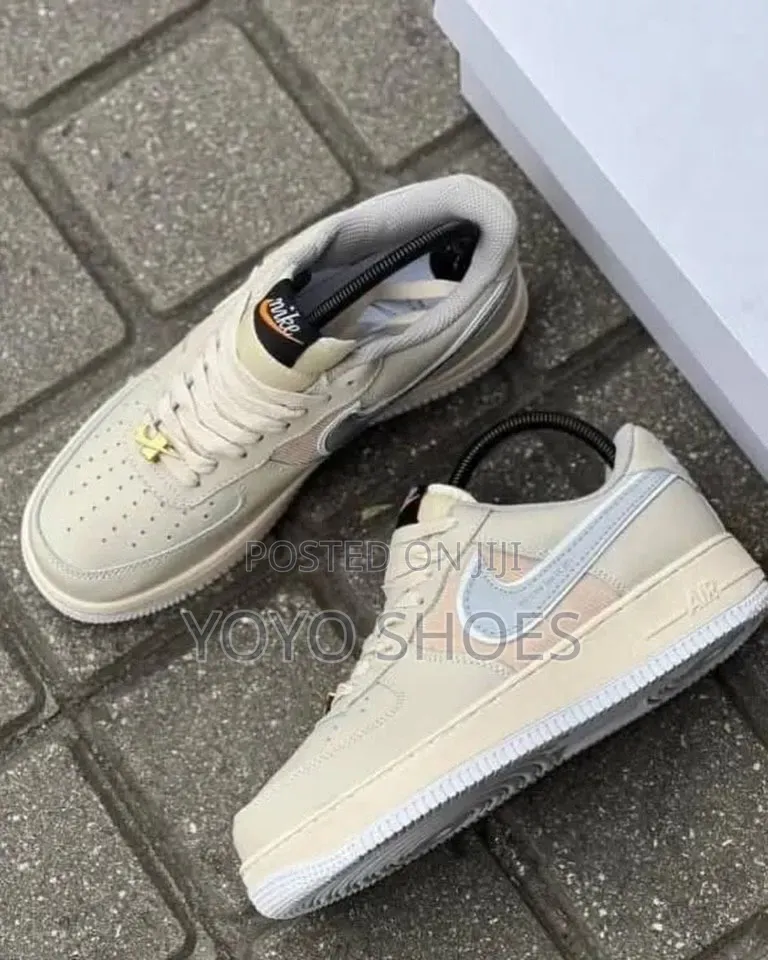 Nike Air Force 1Low " Sand-Drift/Cream/Gray" Unisex Fashion Shoes