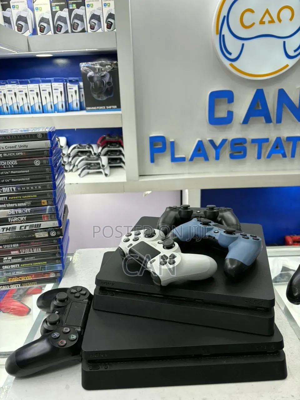 PlayStation 4 Slim - 500GB - Full Accessories 2 አለን