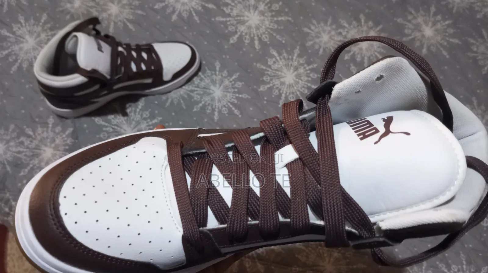 PUMA Rebound Layup RCL Mid-Top Sneaker in the Chocolate Brown–PUMA.