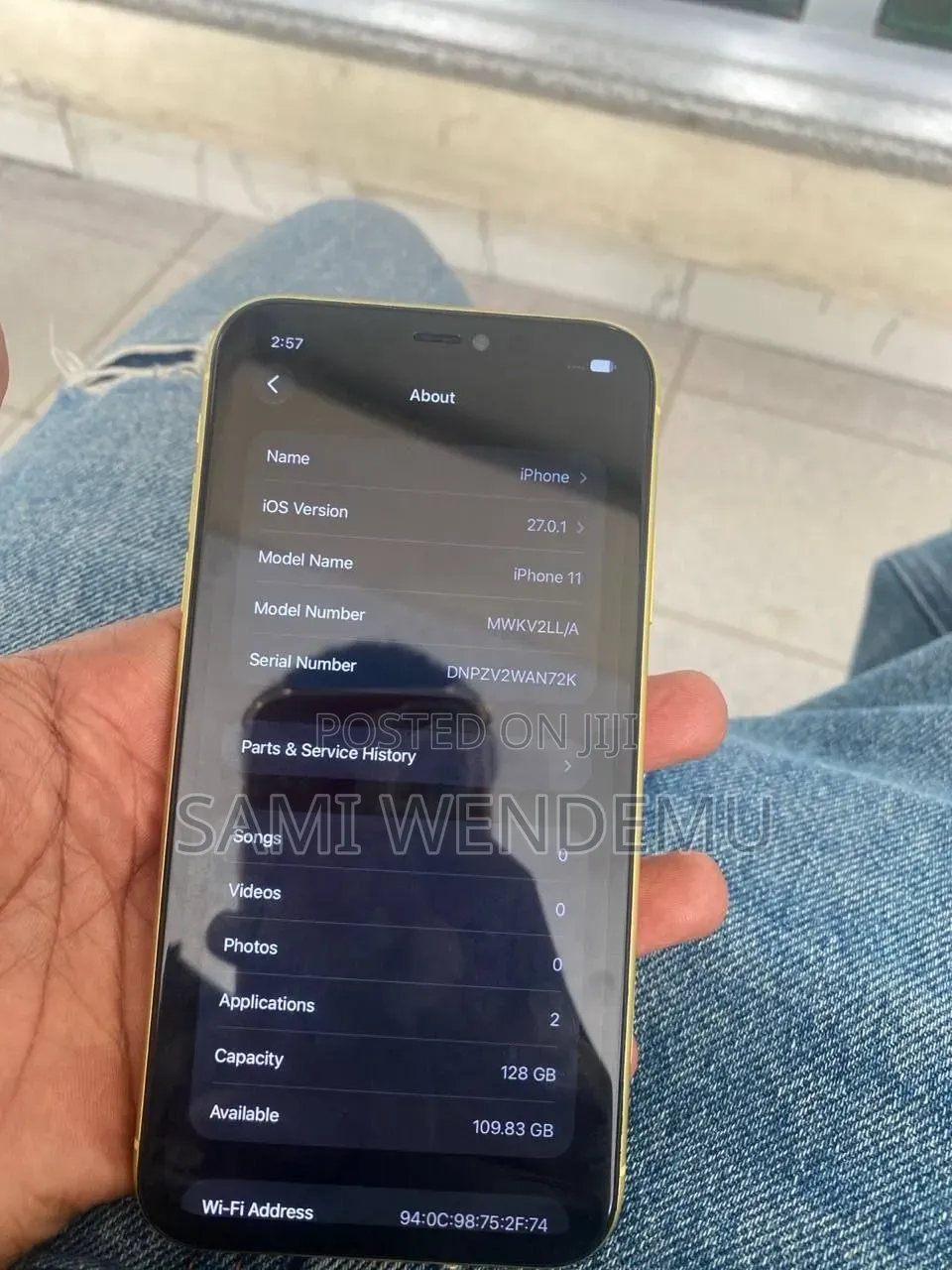 Apple iPhone 11 128 GB Yellow