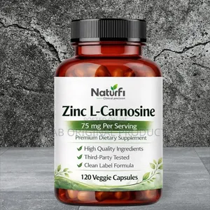 Zinc L-Carnosine 75mg Per Serving High Potency120Vegcapsule