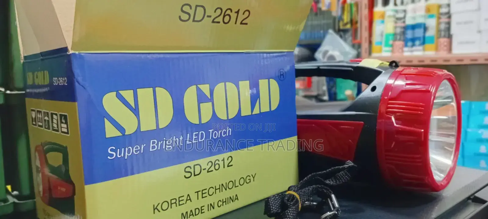 SD GOLD SD-2612 Super Bright LED Torch Flashlight