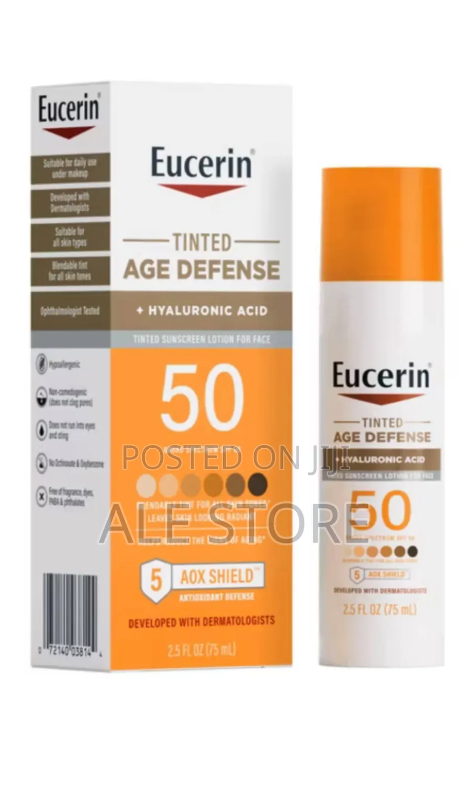 Eucerin Sun Age Defense Face Sunscreen Lotion SPF 50