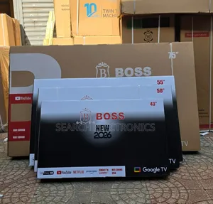 Boss 55"inch Televishion Fremless Google TV