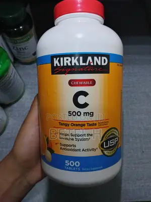 Kirkland Signature Chewable Vitamin C 500 Mg - 500 Tablets