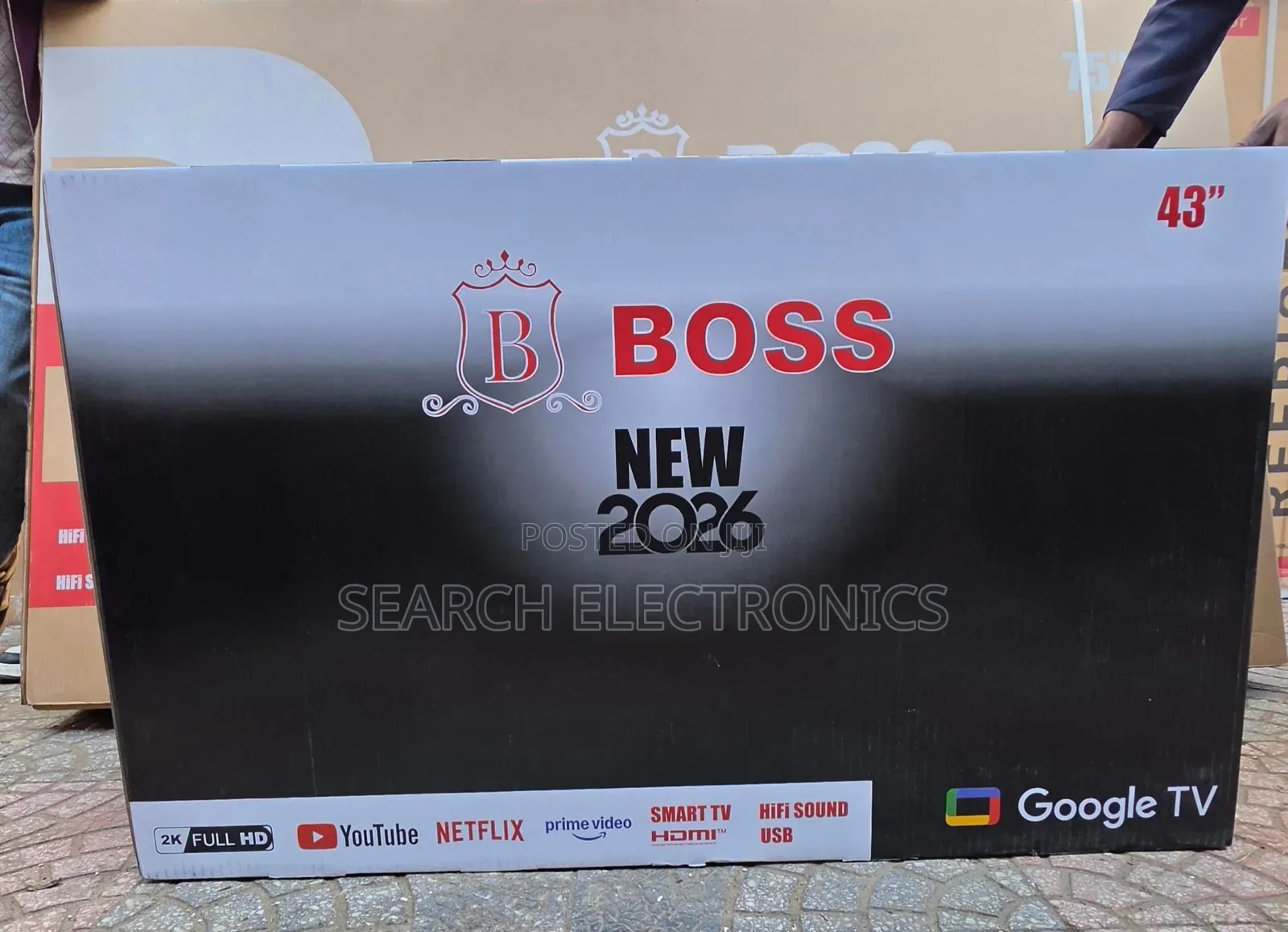 Boss 43"inch 4k Fremless Google TV
