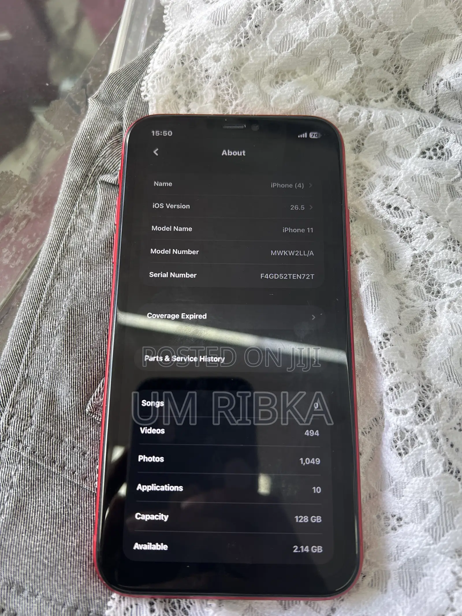 Apple iPhone 11 128 GB Red