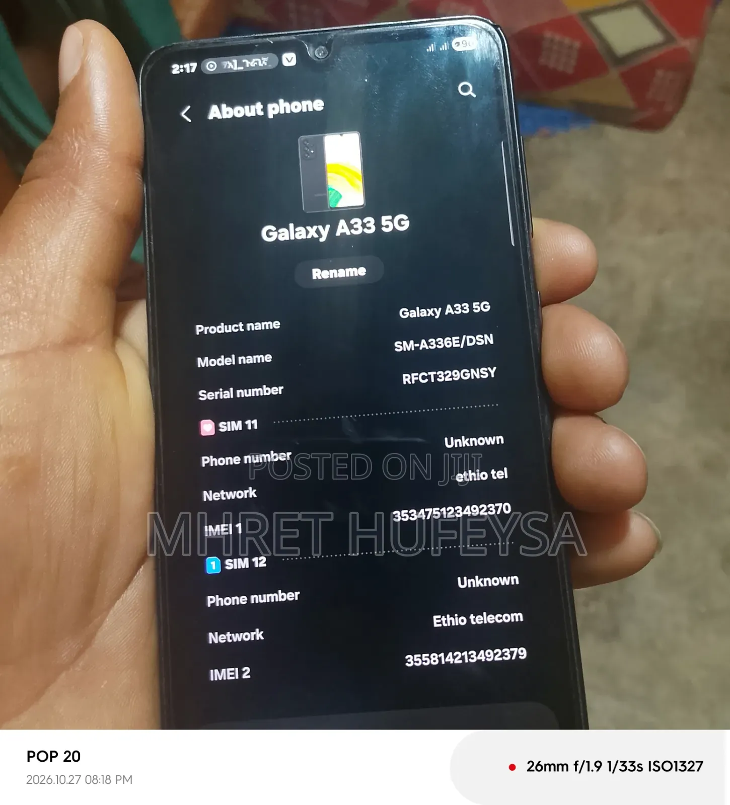 Samsung Galaxy A33 5G 128 GB Black