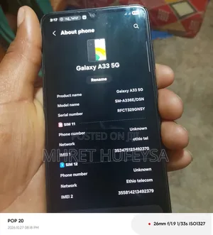 Samsung Galaxy A33 5G 128 GB Black