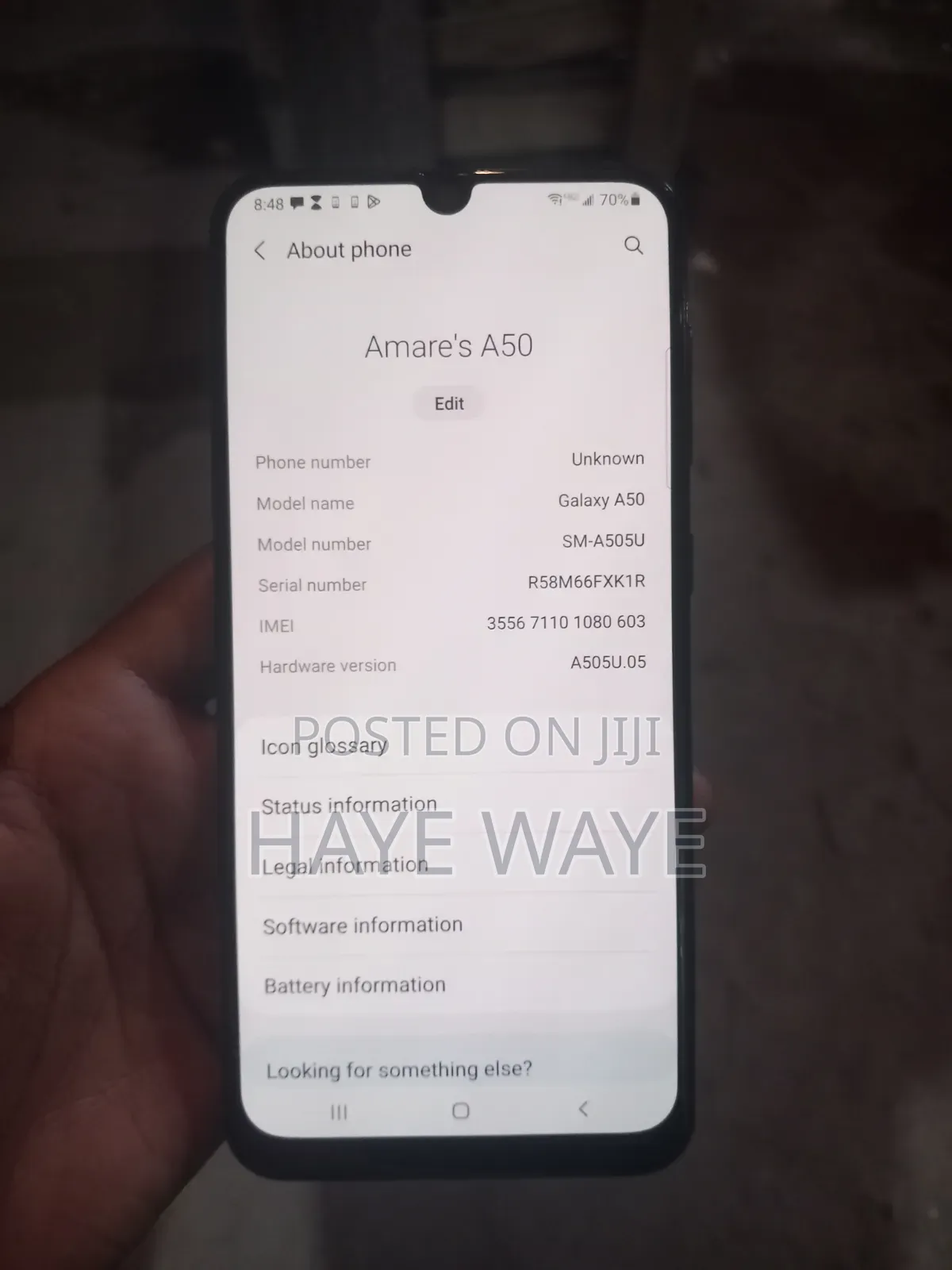 Samsung Galaxy A50 64 GB Black