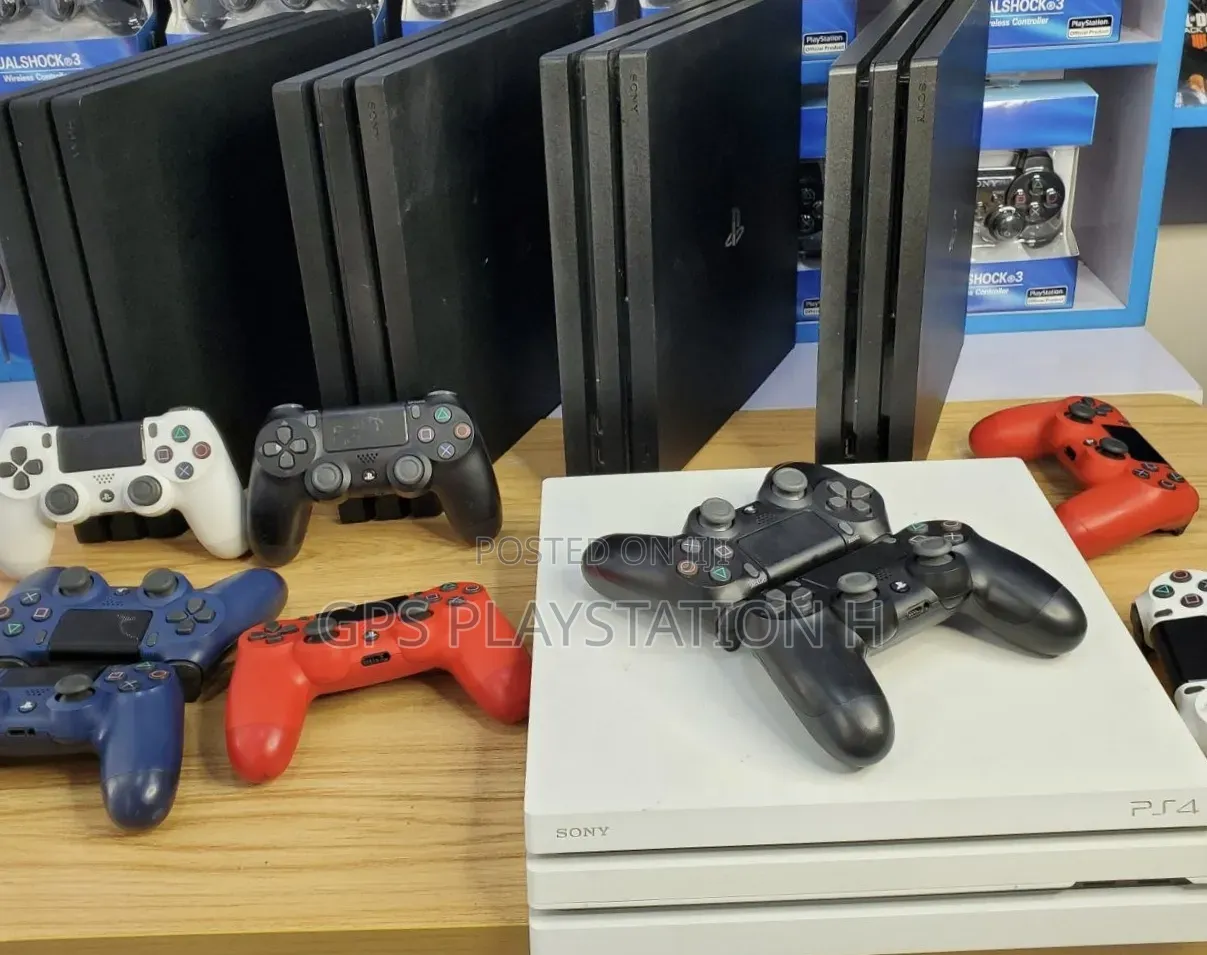 PlayStation 4pro Model Gaming Console Console With 2 Original Joystick