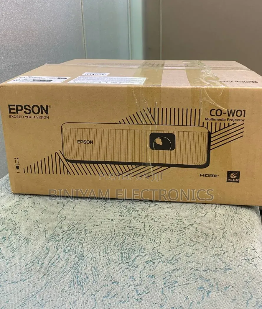 Epson Co-W01 Projector – Bright & Portable