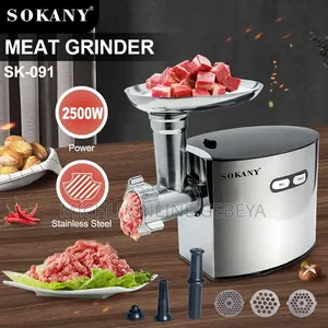 SOKANY SK-091 High Quality & 2500w Electric Meat Grinder/Free Delivery