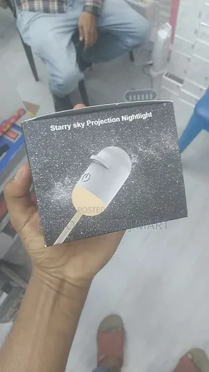 2-in-1 Galaxy Projector Night Light 3 Sliding Films, USB