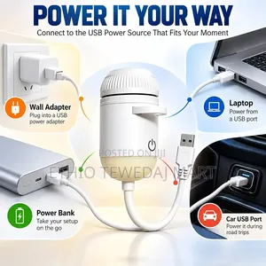 2-in-1 Galaxy Projector Night Light 3 Sliding Films, USB