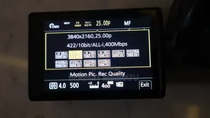 4k 10bit 422 Camera With 3 Lenses
