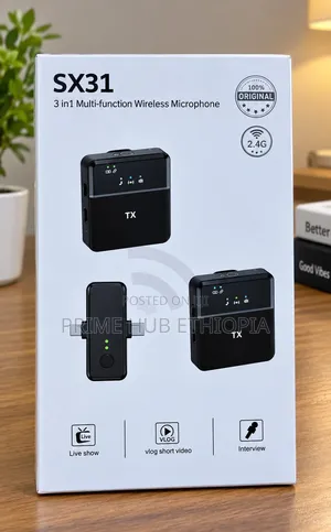 SX31 3-in-1 Multi-Function Wireless Microphone