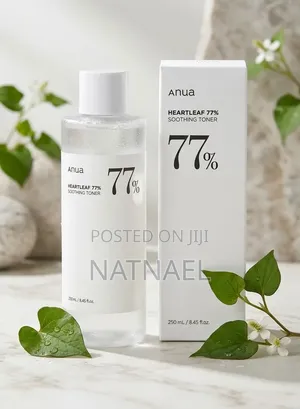 Anua Heartleaf 77% Soothing Toner (250 Ml Bottle and Outer Packaging