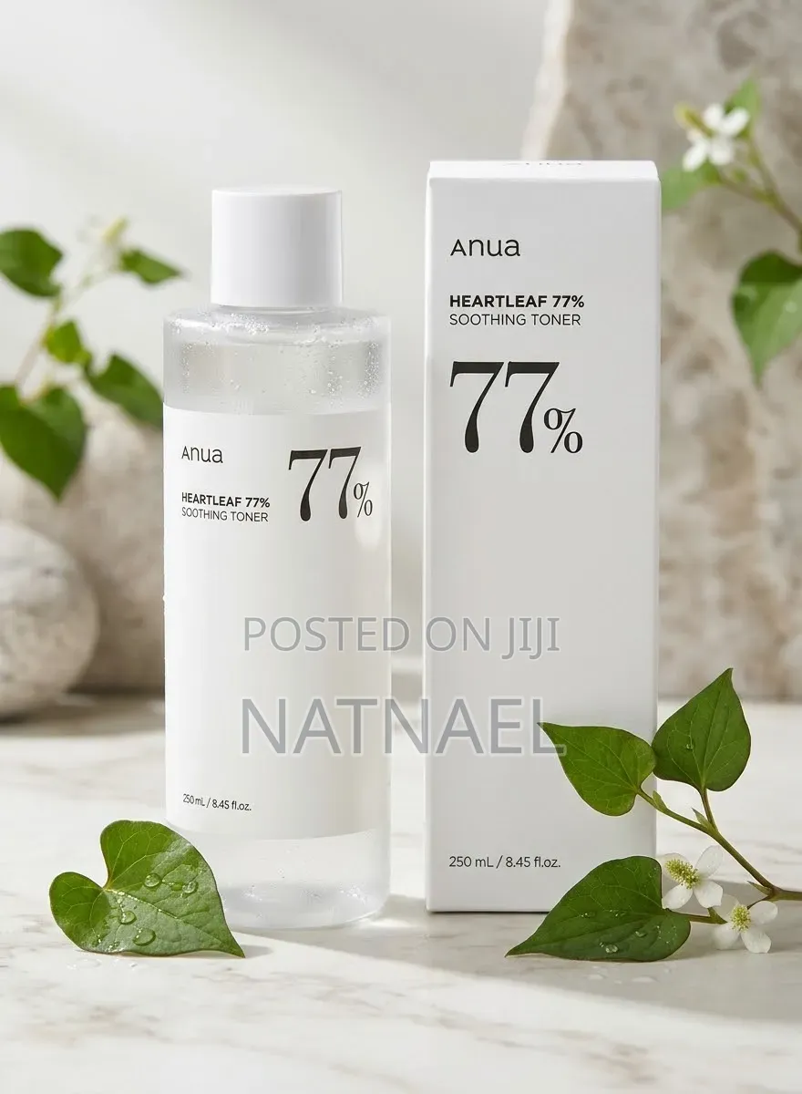 Anua Heartleaf 77% Soothing Toner (250 Ml Bottle and Outer Packaging
