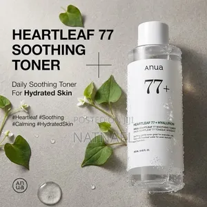 Anua Heartleaf 77% Soothing Toner (250 Ml Bottle and Outer Packaging