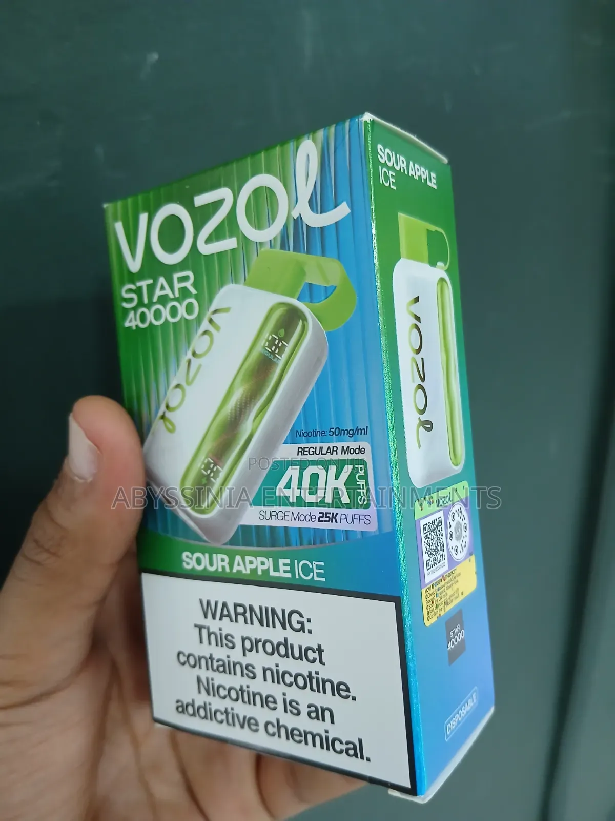 Vape Sour Apple 40 K Ena Hulum Aynet Alen