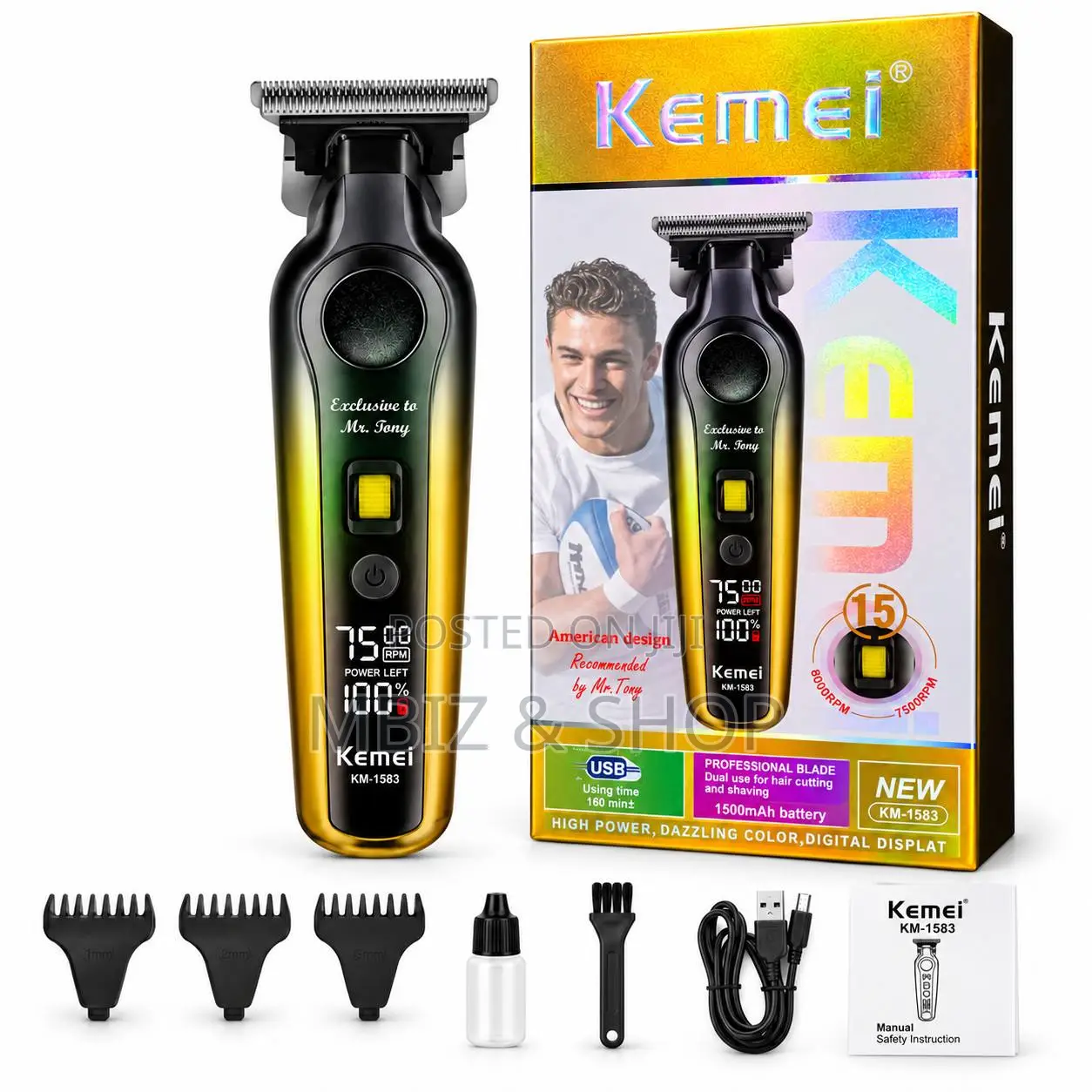 Electric Hair Clipper and Trimmer