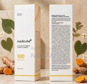 Medicube Kojic Acid Turmeric Toning Cleanser ​የፊትዎን ቆዳ ለማፅዳት፣ ለማብራት