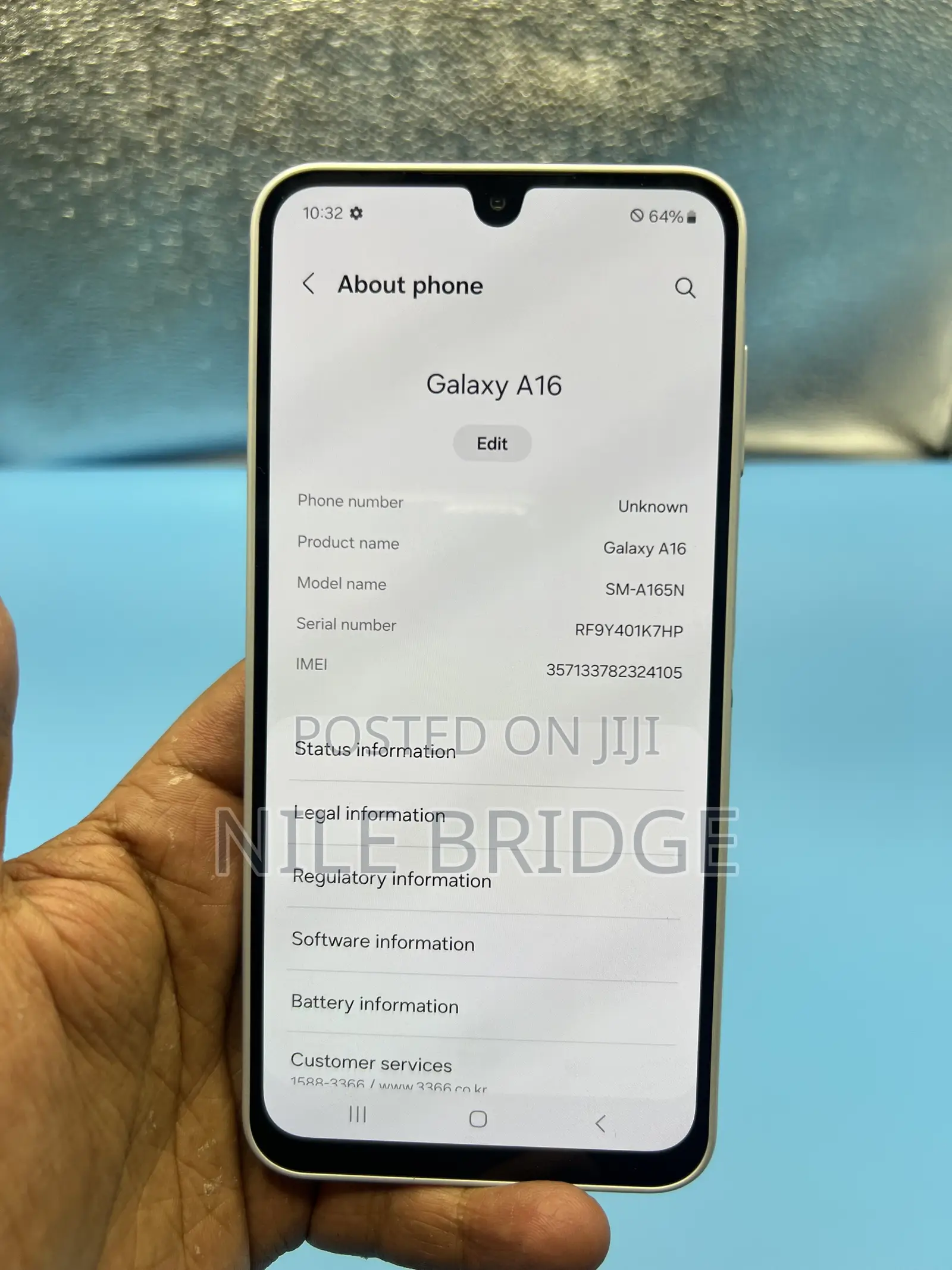 New Samsung Galaxy A16 5G 128 GB Gray
