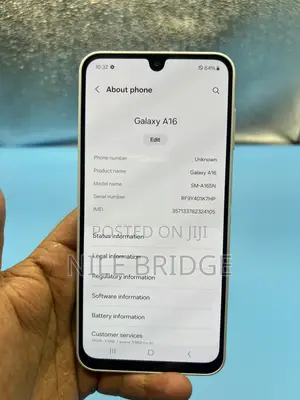 New Samsung Galaxy A16 5G 128 GB Gray