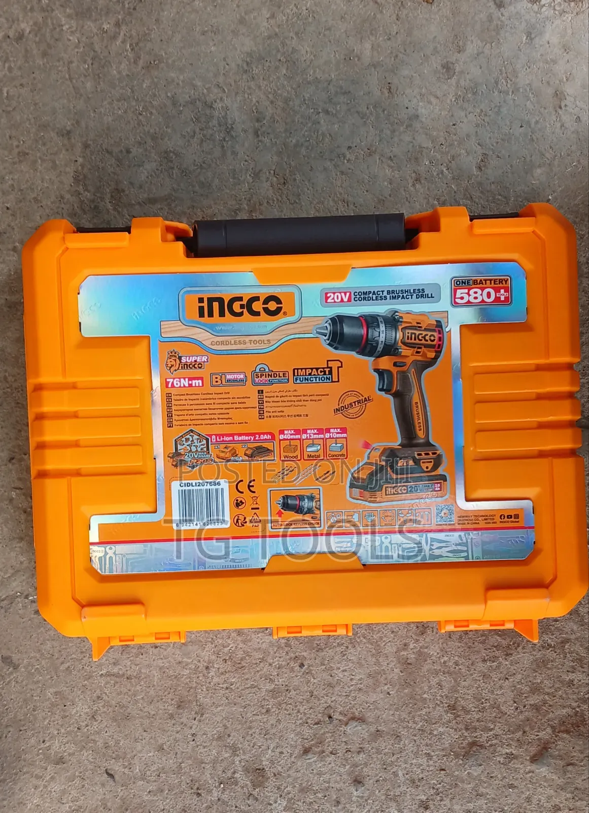 Ingco Charger Drill 76N.M