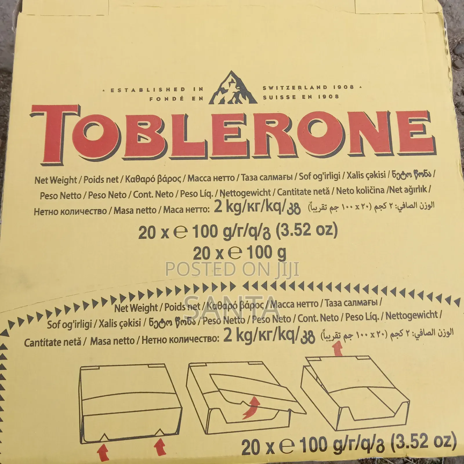 TOBLERONE Sweet Chocolate