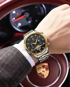 Poedagar Fashion Luxury Watch for Man Business Chronograph
