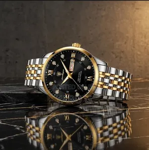 Men's Quartz Wrist Watches Luxury Waterproof Stainless Steel Watch