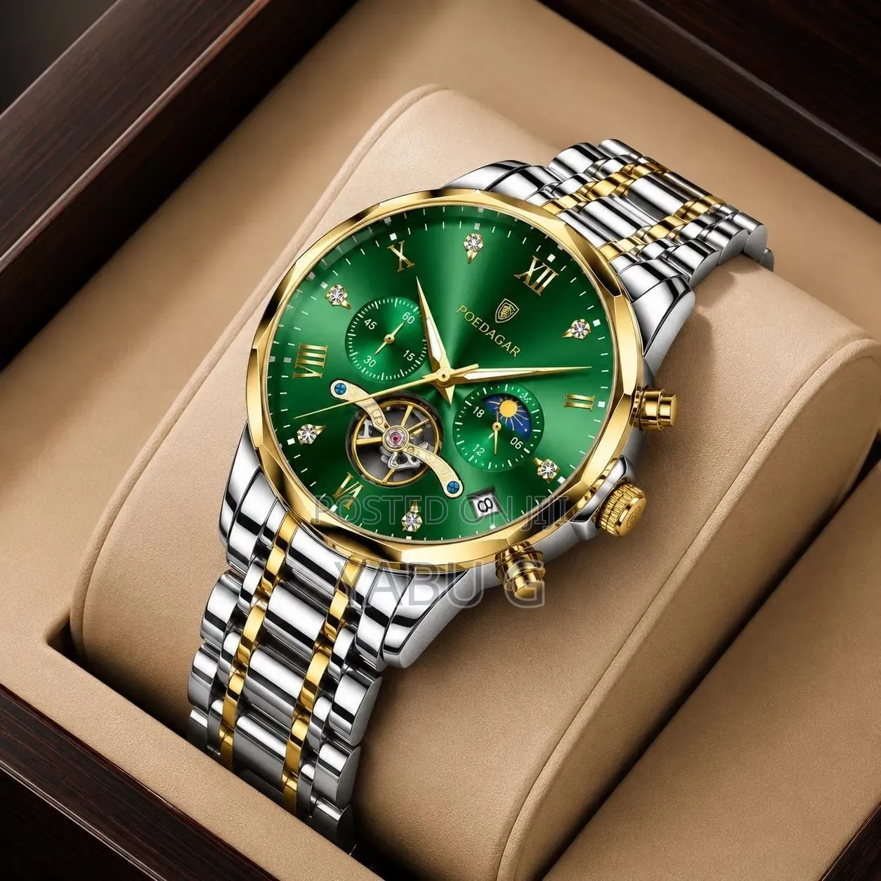 POEDAGAR Original Luxury Men's Watch Waterproof