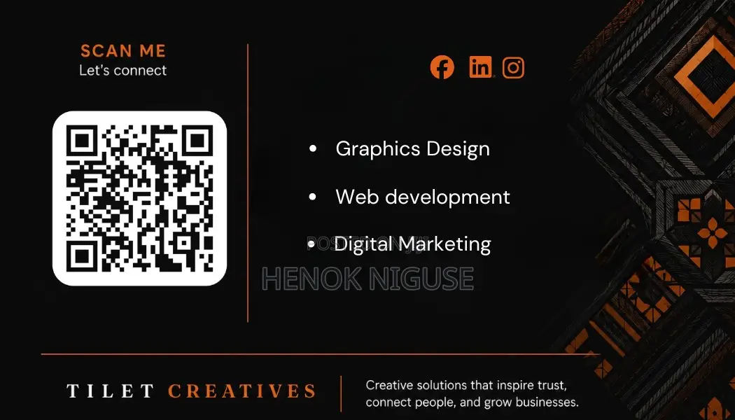 NFC Digital Business Card in Addis Ababa