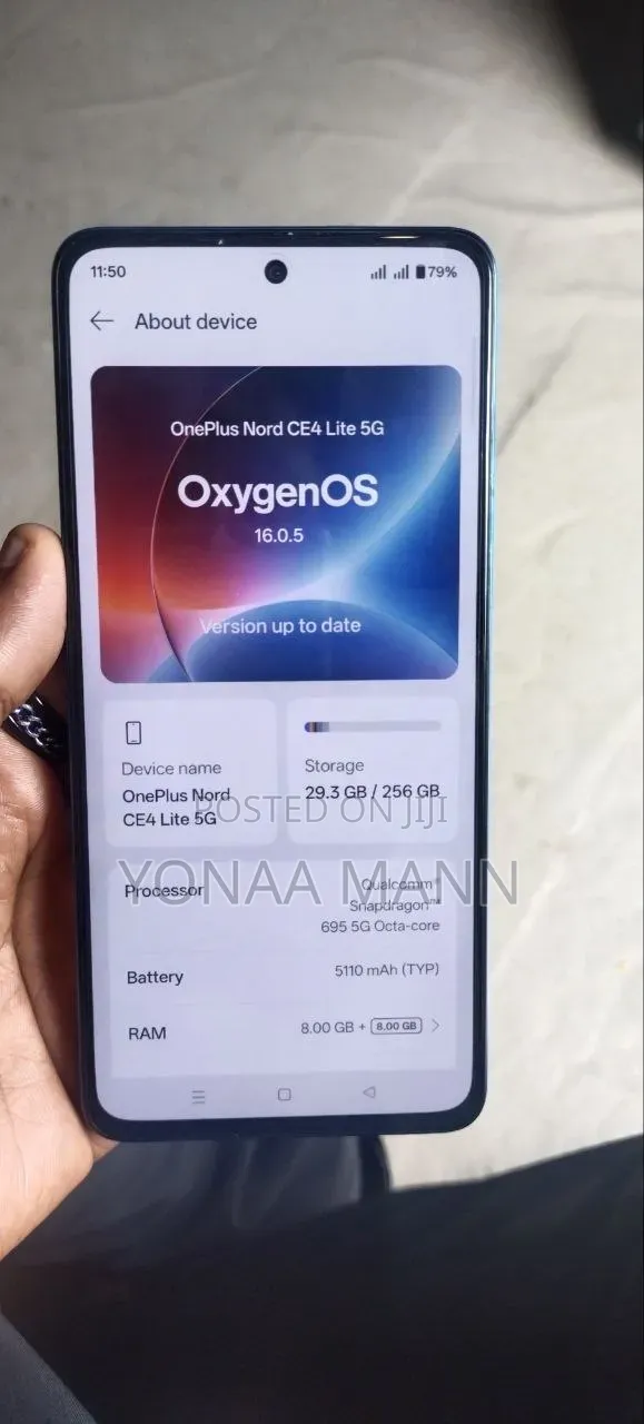 New OnePlus Nord CE4 Lite 256 GB Blue