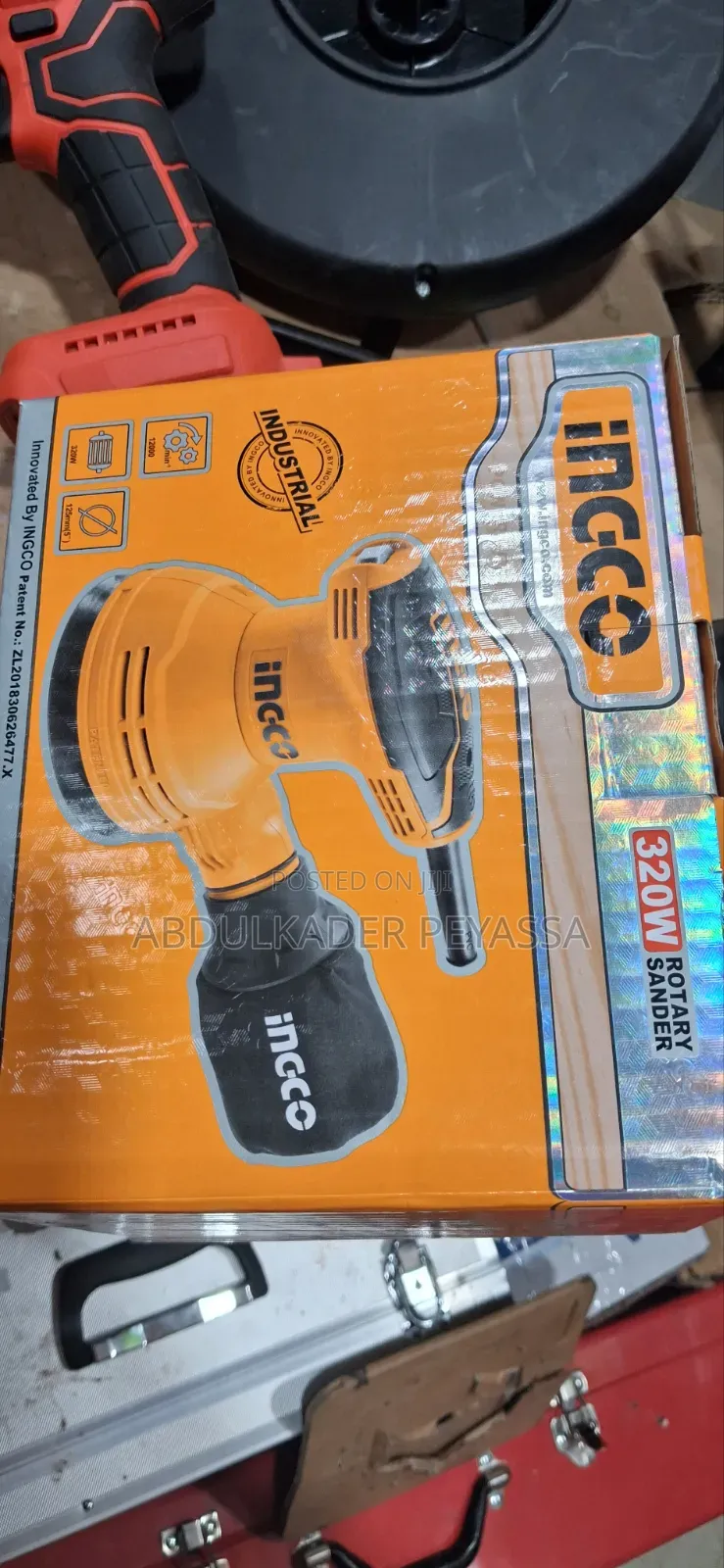 INGCO 320W Rotary Sander – Professional Sanding Machine