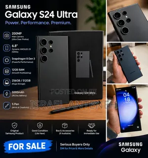 New Samsung Galaxy S23 Ultra 256 GB Black