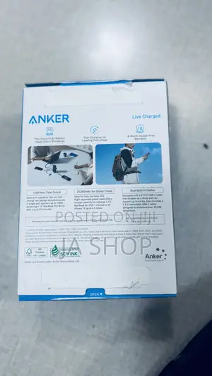 Anker Power Bank 25,000mAh – 165W Fast Charging